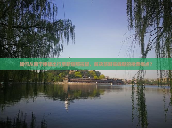 如何从南宁便捷出行至新疆那拉提，解决旅游高峰期的抢票痛点？