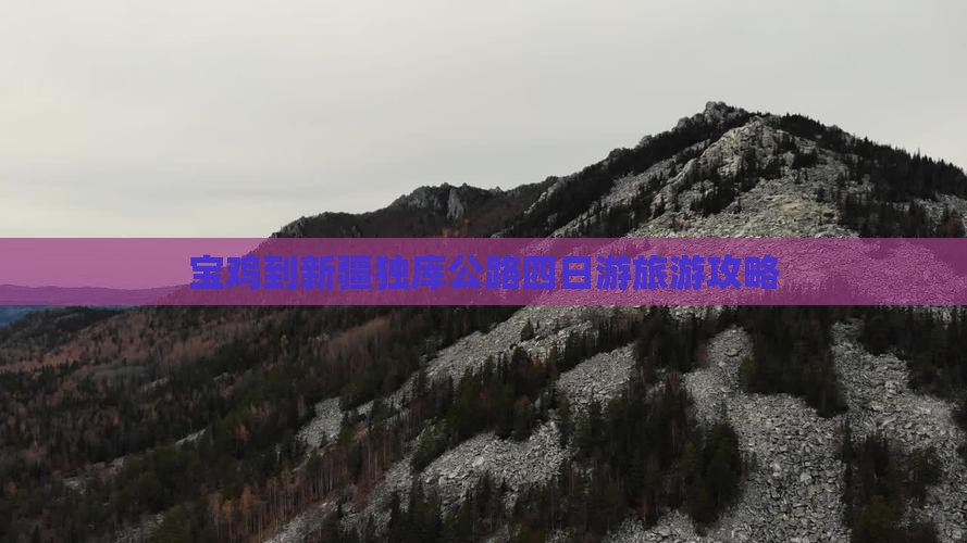 宝鸡到新疆独库公路四日游
