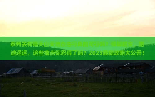 泰州去新疆天山天池自由行