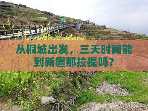 桐城到新疆那拉提三日游