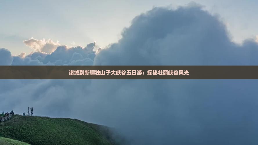 诸城到新疆独山子大峡谷五日游