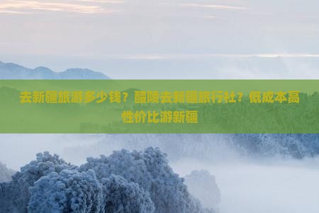 醴陵去新疆旅行社