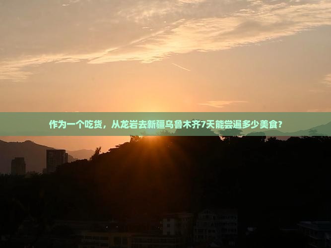 龙岩到新疆乌鲁木齐七日游