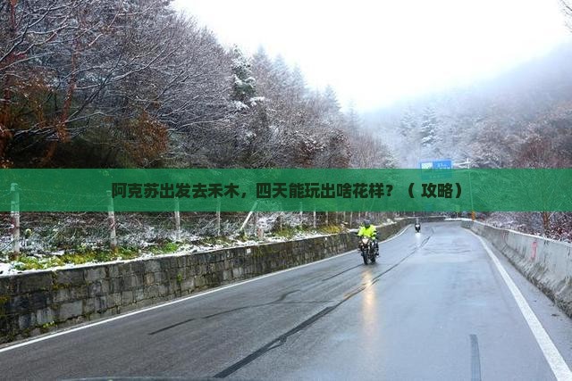 阿克苏到新疆禾木四日游