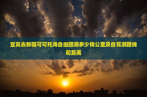 宜宾去新疆可可托海自由团