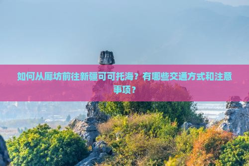 廊坊到新疆可可托海攻略