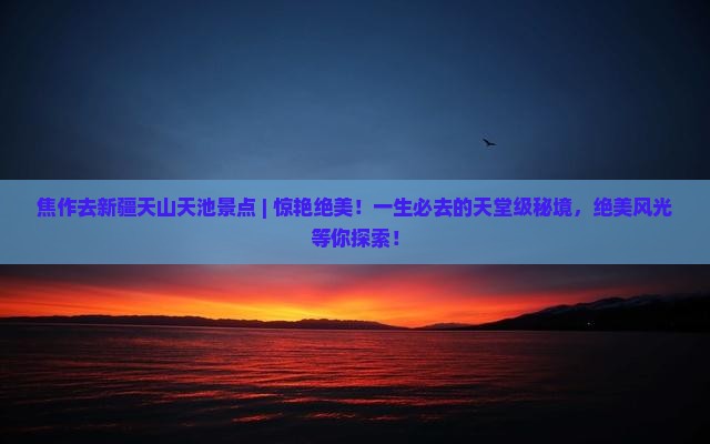 焦作去新疆天山天池景点