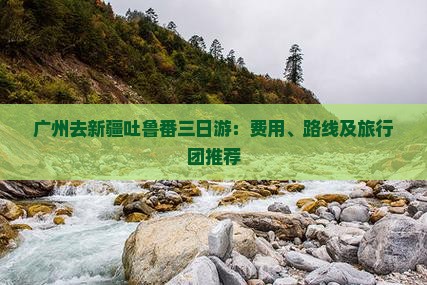 广州去新疆吐鲁番三日游：费用、路线及旅行团推荐
