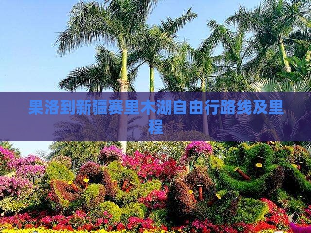果洛到新疆赛里木湖自由行路线及里程