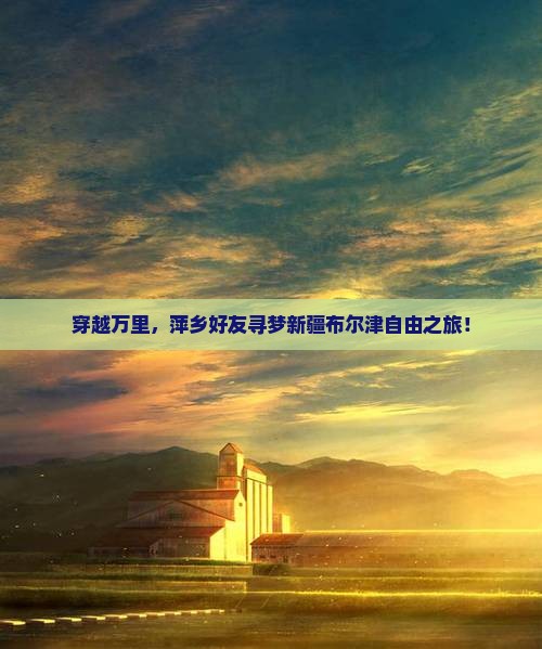 萍乡到新疆布尔津自由团