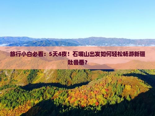 石嘴山到新疆吐鲁番攻略