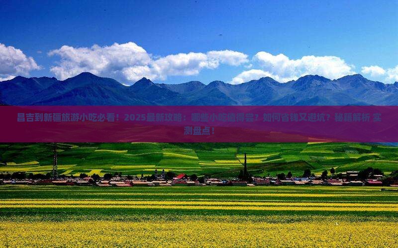 昌吉到新疆旅游小吃