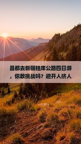 昌都去新疆独库公路四日游