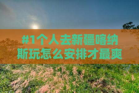 中秋节到新疆喀纳斯个人游