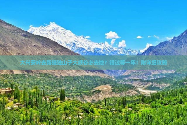 大兴安岭去新疆独山子大峡谷必去地