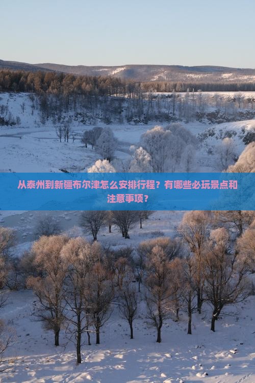 泰州到新疆布尔津哪里玩