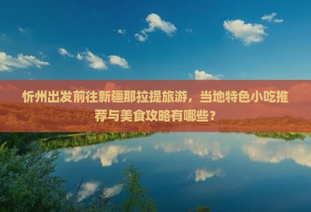 忻州去新疆那拉提旅游小吃