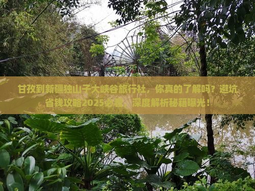 甘孜到新疆独山子大峡谷旅行社
