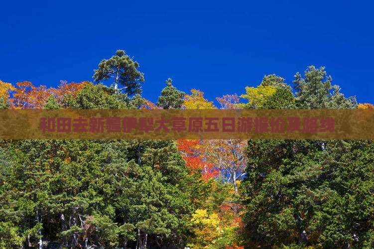 和田去新疆伊犁大草原五日游报价及路线