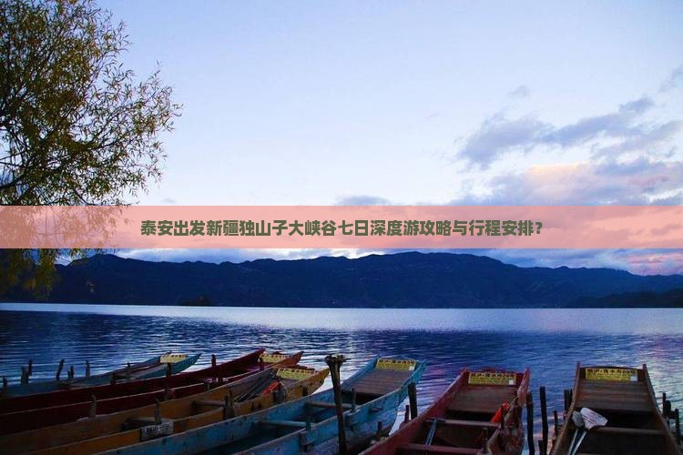 泰安到新疆独山子大峡谷七日游
