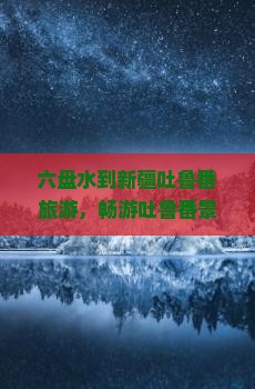 六盘水到新疆吐鲁番自由团