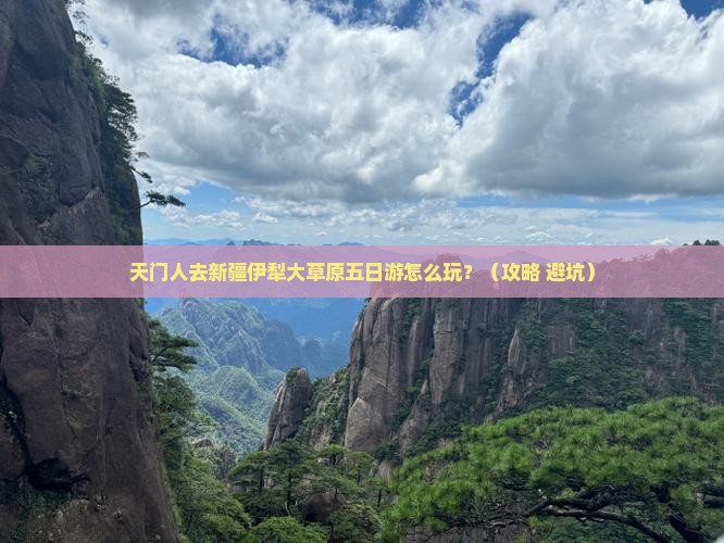 天门去新疆伊犁大草原五日游