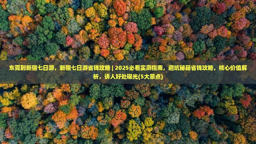 东莞到新疆七日游