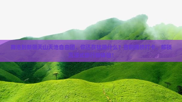商洛到新疆天山天池自由团