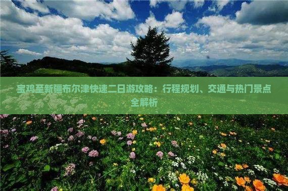 宝鸡至新疆布尔津快速二日游攻略：行程规划、交通与热门景点全解析