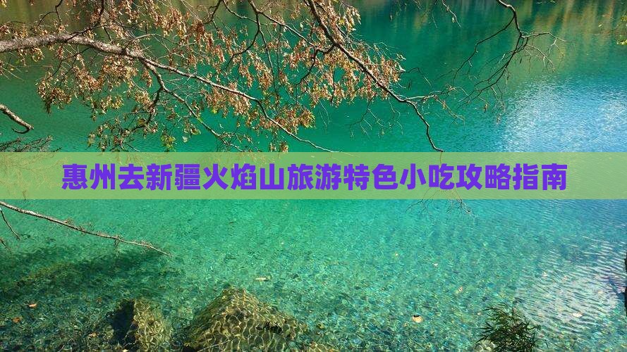 惠州去新疆火焰山旅游小吃
