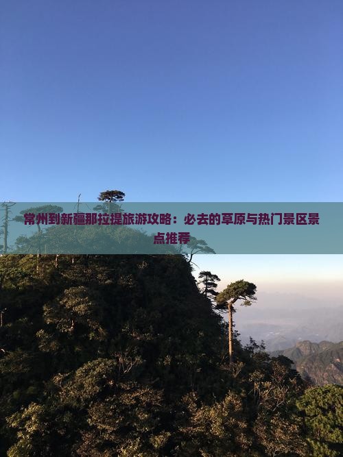 常州到新疆那拉提必去地