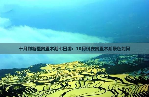 十月到新疆赛里木湖七日游