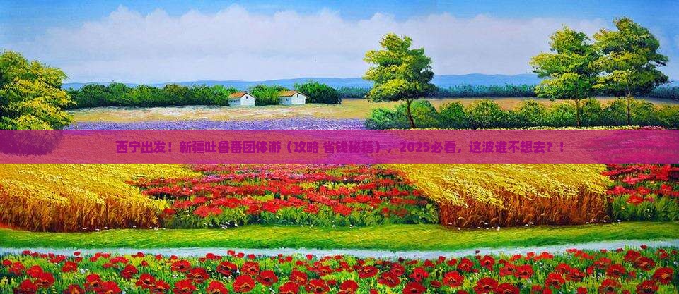 西宁去新疆吐鲁番团体旅游