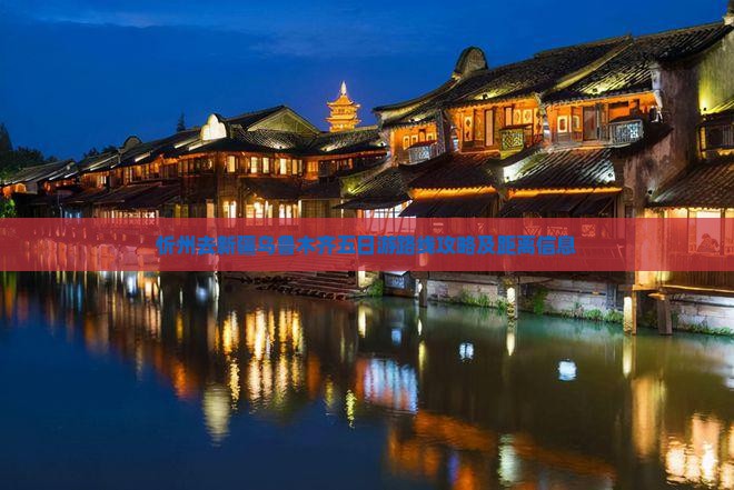 忻州去新疆乌鲁木齐五日游
