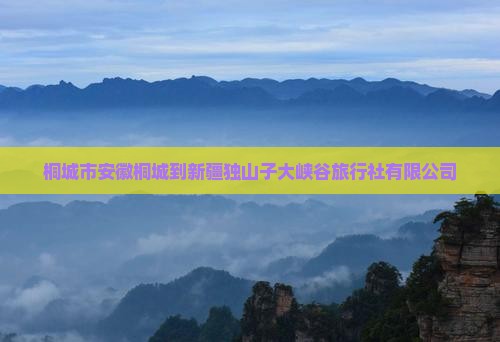 桐城到新疆独山子大峡谷旅行社