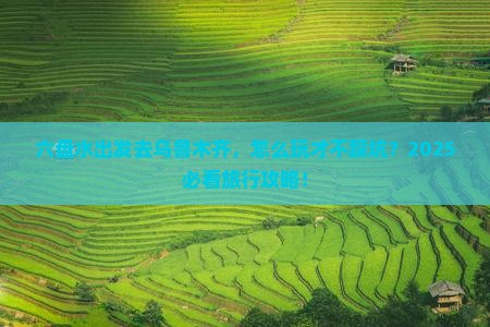 六盘水到新疆乌鲁木齐旅行社