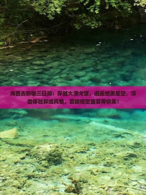 海西去新疆三日游