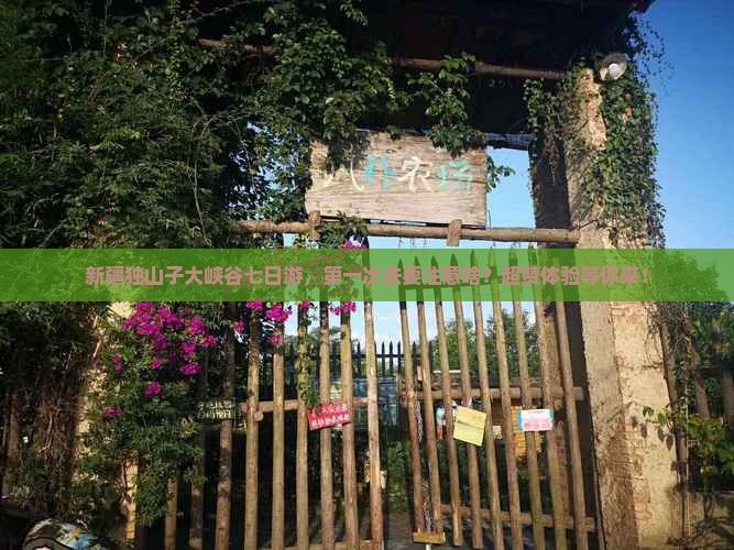 端午节到新疆独山子大峡谷七日游