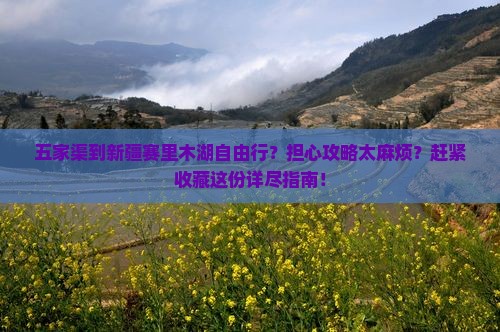 五家渠到新疆赛里木湖自由行