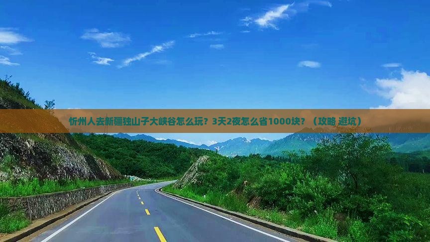 忻州去新疆独山子大峡谷团体旅游