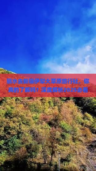 丽水去新疆伊犁大草原旅行社
