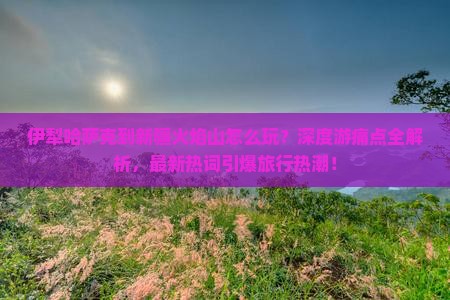伊犁哈萨克到新疆火焰山大型旅游团
