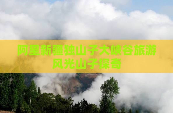 阿里到新疆独山子大峡谷一日
