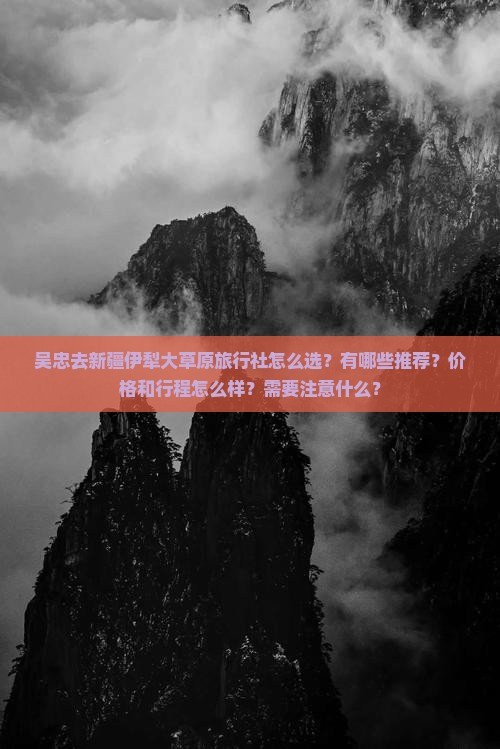 吴忠去新疆伊犁大草原旅行社