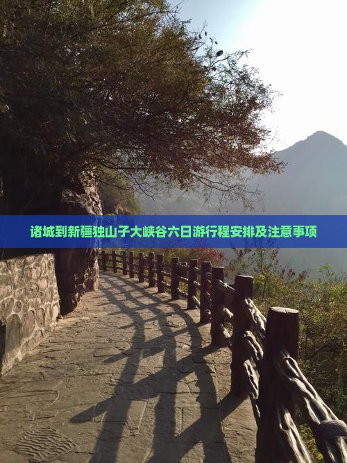 诸城到新疆独山子大峡谷六日游