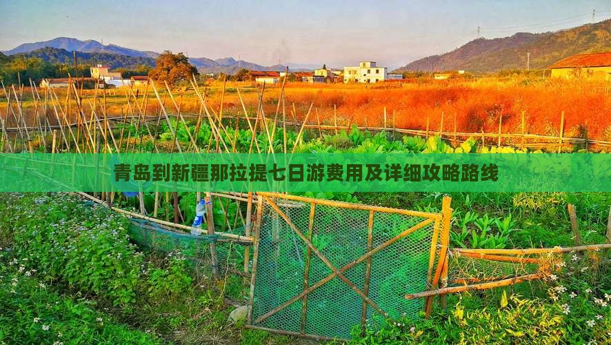 青岛到新疆那拉提七日游费用及详细攻略路线