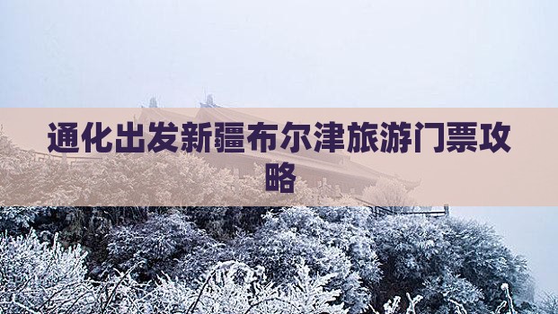 通化出发新疆布尔津旅游门票攻略