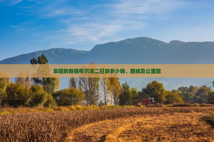 阜阳到新疆布尔津二日游