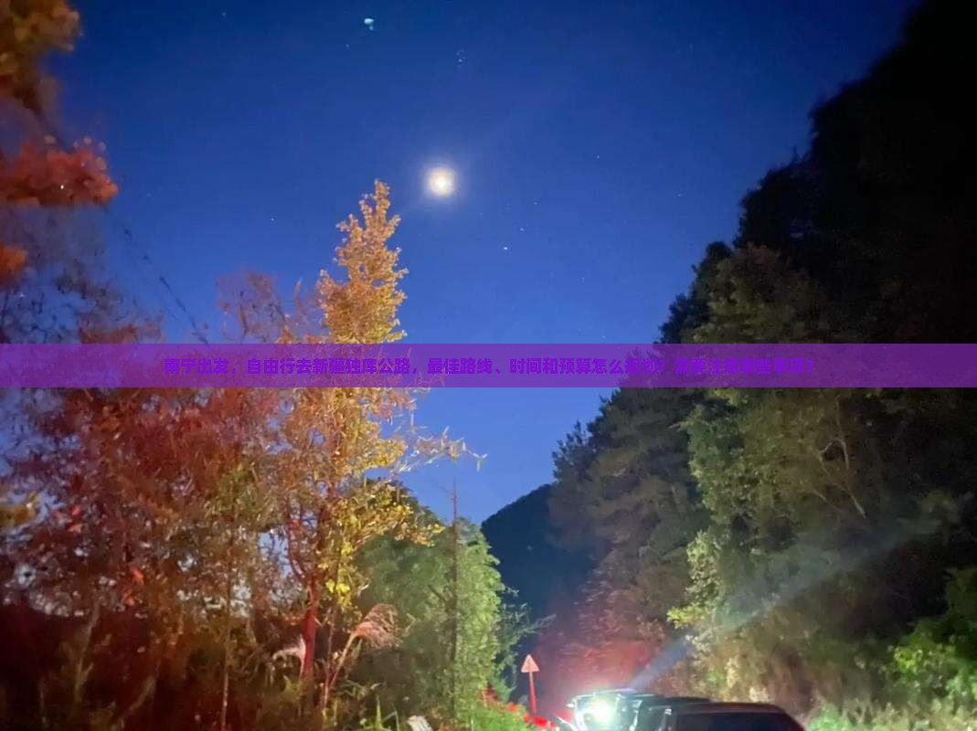 南宁去新疆独库公路自由行