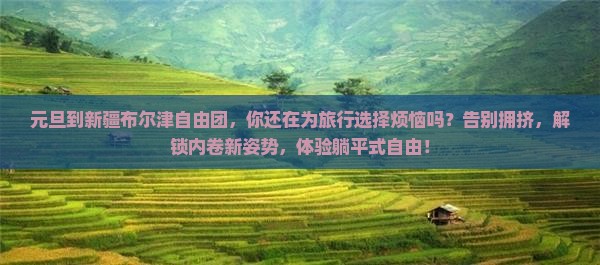 元旦到新疆布尔津自由团